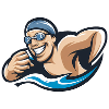 Swimmers Sport Logo