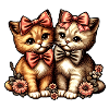 Adorable Bow-Tied Kittens