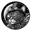 Steampunk Victorian Cat