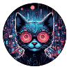 Futuristic Cyber Cat