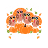 Thanksgiving Squad Funny Turkeys
