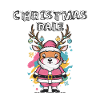 Christmas Dale Deer Santa Funny