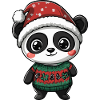 Panda Christmas