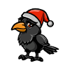 Raven Crow Christmas