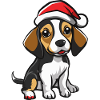 Beagle Dog Christmas