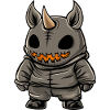 Rhino Halloween Comic Funny