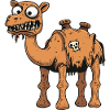 Camel Halloween Comic Funny