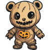 Bear Halloween Comic Funny
