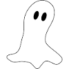 T-shirt d’Halloween Fantôme effrayant mignon