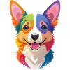 Colourful Dog