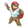 Sloth Baseball Baseball Glove