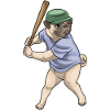 Mops Baseball Baseballschläger