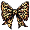 LARGE BOW WITH LEOPARD TREND