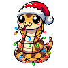 Christmas Snake Wrap