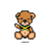 Pixel MiniBear Jamaica