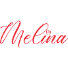 Melina Name Heart
