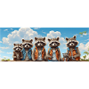 Funny raccoon family friendly raccoons