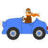 Car with driver