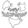 Halloween Ghosts Kitten