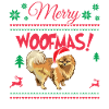 Pomeranian Pomeranian Merry Christmas