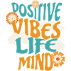 Retro Slogan Positive Woman