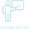 Abstraktes Lehrerthema mit Farbverlauf