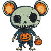 Mouse Halloween Comic Funny