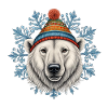 Christmas Polar Bear