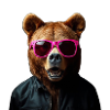 Ours brun stylé