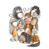 Pferdehaufen Pferde Team Herde Pferd