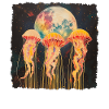 Jellyfish Ocean Howling Moon