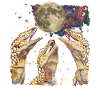 Leopard Gecko Lizard Howling Moon