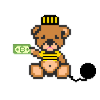 Pixel Bear Prisoner