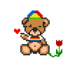 Pixel MiniBear Pride
