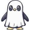 Penguin Halloween Funny Ghost