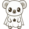 Koala Halloween Funny Ghost