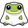 Frog Halloween Funny Ghost