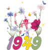 Geburtsjahr 1949 Wildblumen