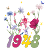 Geburtsjahr 1948 Wildblumen