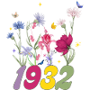Geburtsjahr 1932 Wildblumen