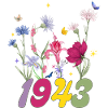 Geburtsjahr 1943 Wildblumen