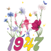 Geburtsjahr 1947 Wildblumen