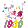 Geburtsjahr 1930 Wildblumen
