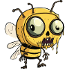 Bee Halloween Comic Funny