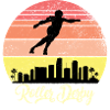 Roller Derby Inline Skates Vintage Retro Sunset