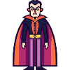 Vampire Halloween Symbol Comic