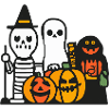 Halloween Comic Party Team