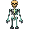 Skeleton Funny Halloween Comic