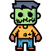 Zombie Halloween Comic Funny