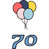70. 70 ANS. 70e ANNIVERSAIRE